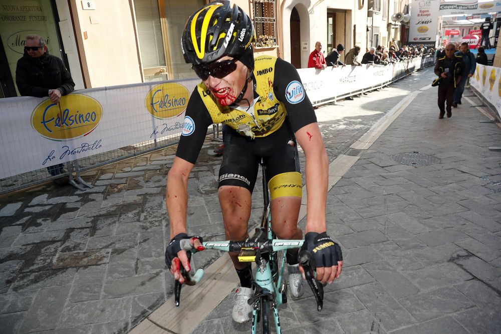 Koen Bouwman (LottoNL - Jumbo) finsihed stage 2 at Coppi e Bartali