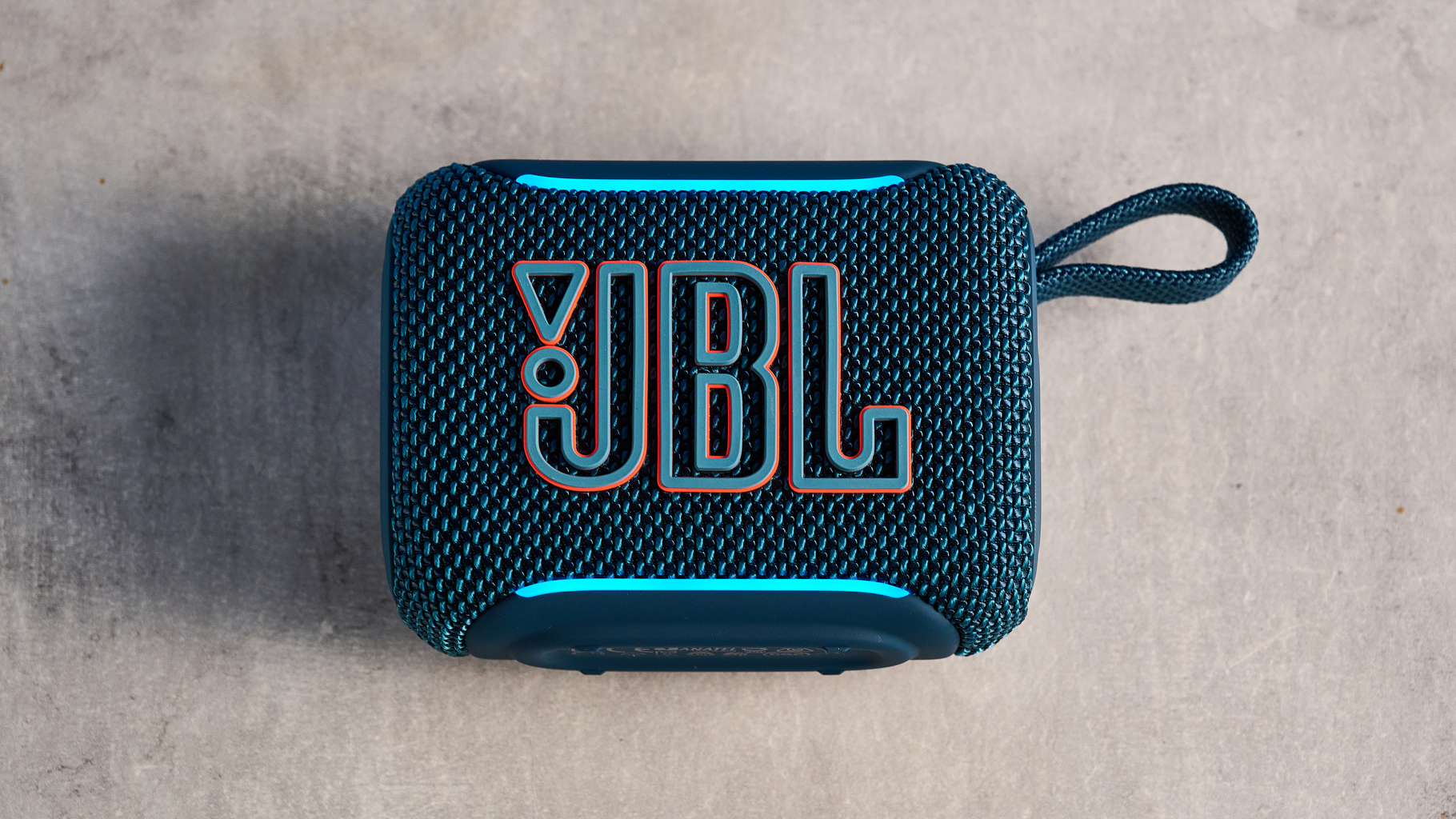 JBL Go 5 Bluetooth speaker in blue