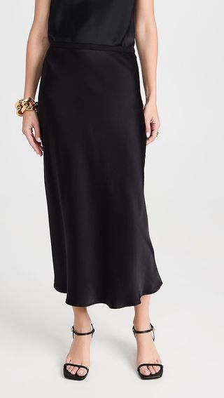 Anine Bing Bar Silk Skirt