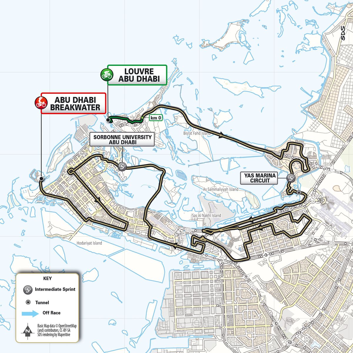 Maps and profiles for the 2024 UAE Tour