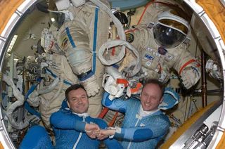 Station Astronauts Set for Tuesday Spacewalk