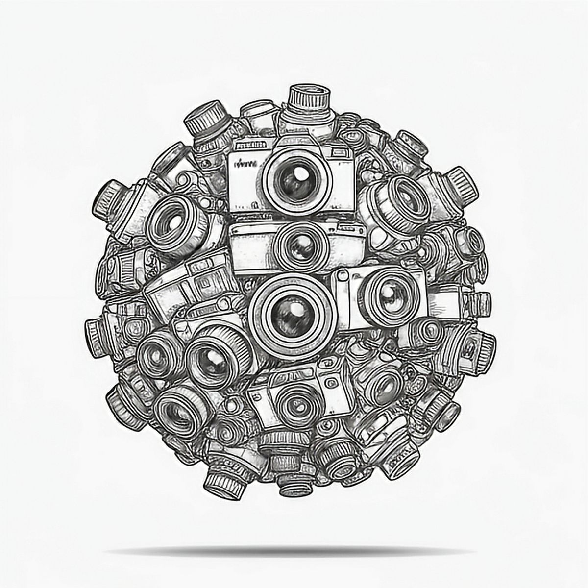 An image generated on the Pixel 9 Pro's Pixel Studio depicting a Digital Camera World (planet)