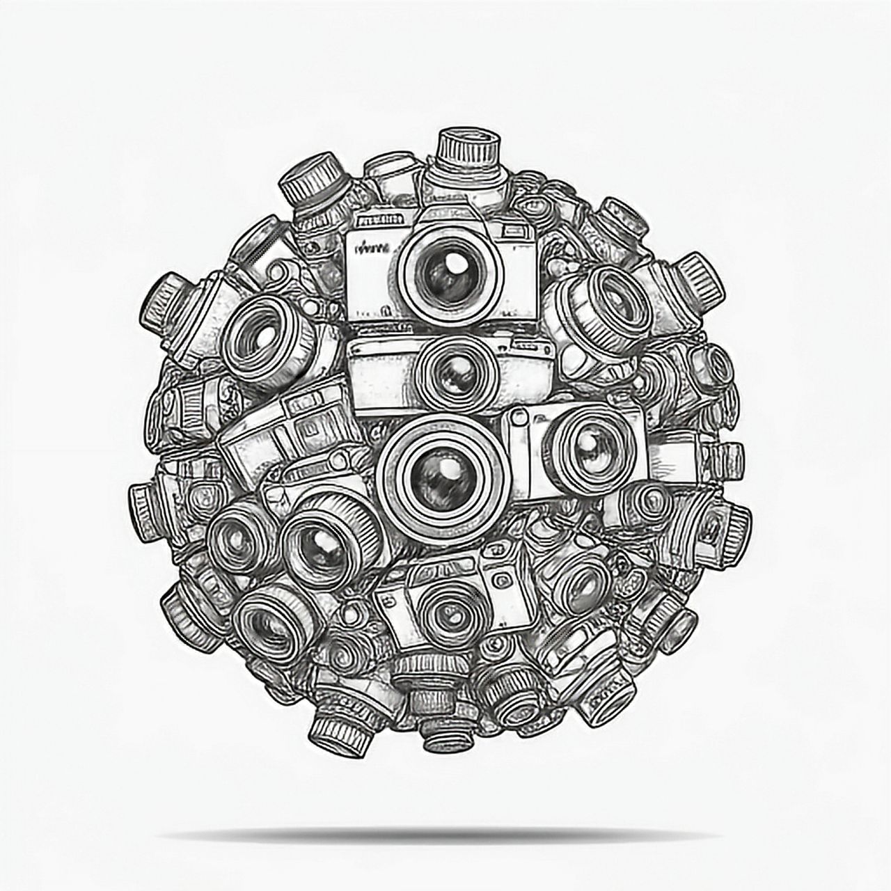 An image generated on the Pixel 9 Pro's Pixel Studio depicting a Digital Camera World (planet)