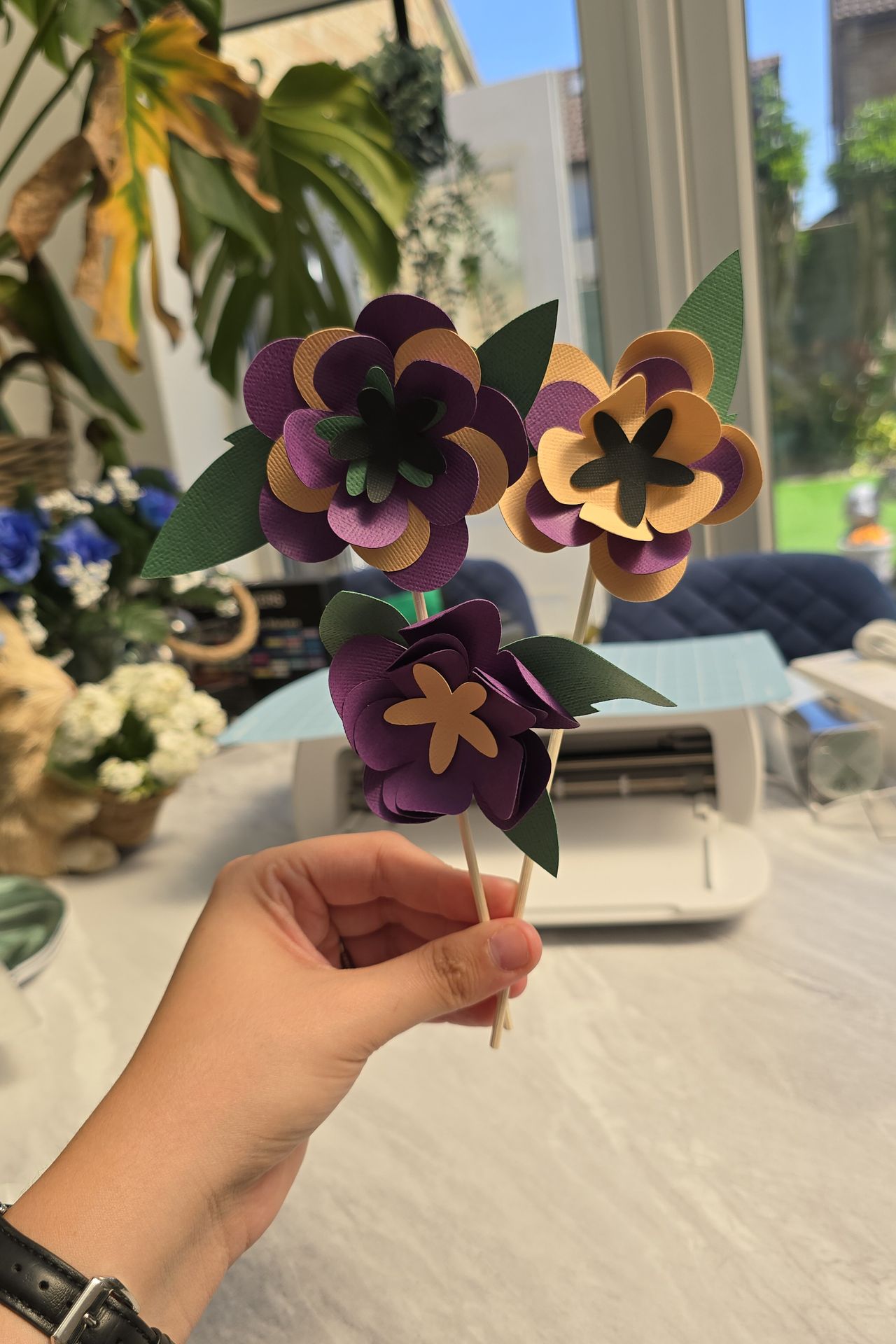 Spring Crafting session with Cricut