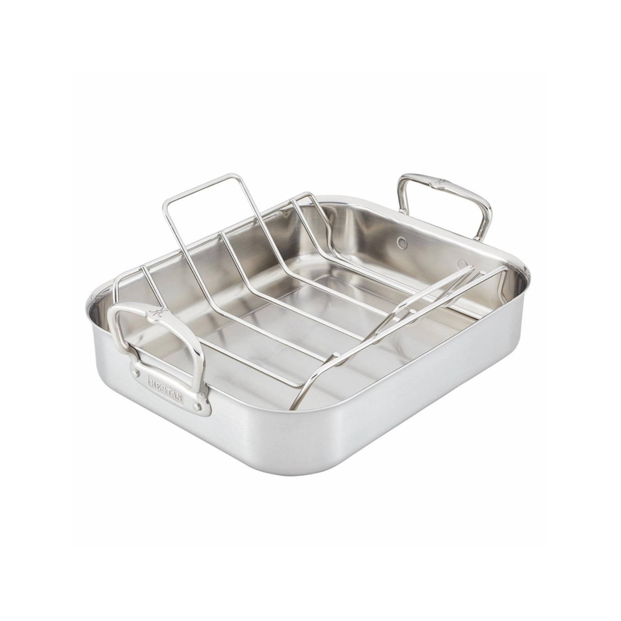 Hestan Provisions Brushed Stainless-Steel Classic Roaster with Rack