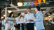 A retirement office party.