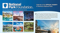 2024 National Park Foundation Wall Calendar: $10 on Amazon