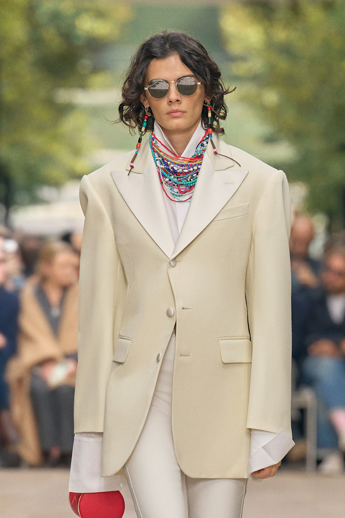 Beaded jewelry on the spring/summer 2026 runway