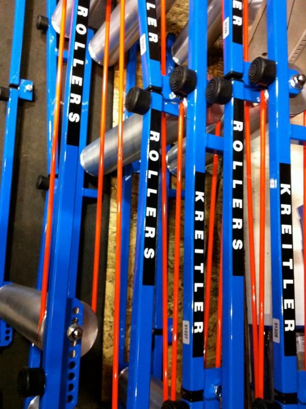 Team custom painted Kreitler Rollers