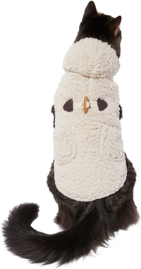 Frisco Soft Sherpa Dog &amp; Cat Coat, Oatmeal, $18.99