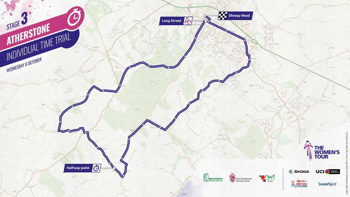 The Women's Tour / SweetSpot - Stage 3 Map