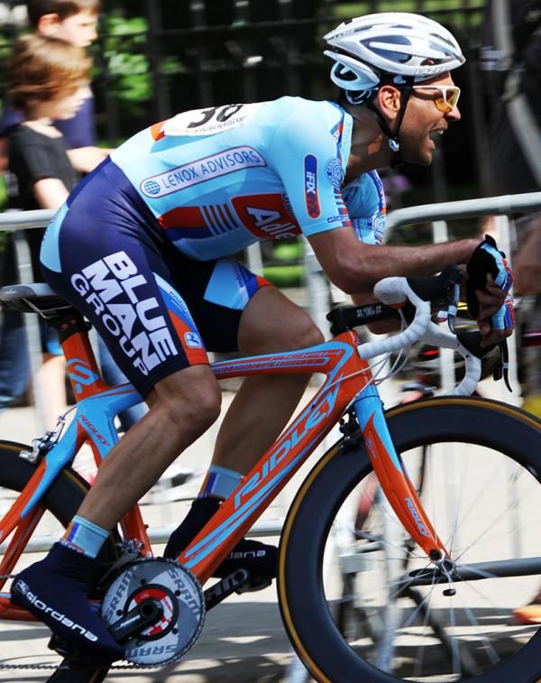 Greg Olsen (CRCA/Jonathan Adler Racing) does his best "Time-trialing Cancellara" but it earns him no points.