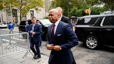 New York Mayor Eric Adams at his arraignment