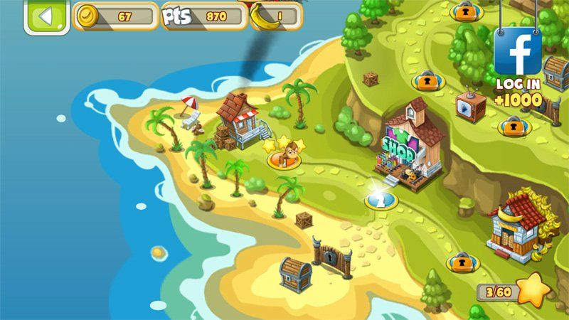 Defeat the Baboons and Save the Girl in Banana Island – Bobo's Epic ...