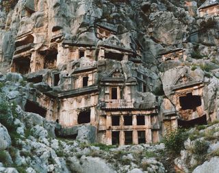 houses made inside mountain