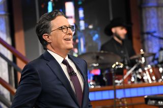 The Late Show with Stephen Colbert during Thursday's March 7, 2024 show.