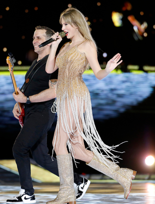 Taylor Swift on the Eras Tour in Tampa, FL