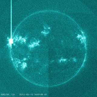 X1.7-Class Solar Flare on May 13, 2013