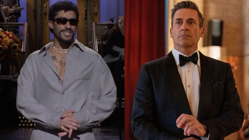 Bad Bunny appears on Saturday Night Live, while Jon Hamm stars in Your Friends and Neighbors.