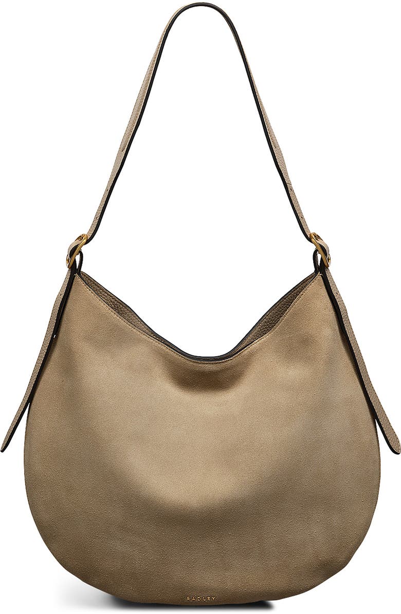 Kensington Place - Suede Large Open Top Shoulder Bag