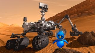 Curiosity and Twitter's Bird Mascot