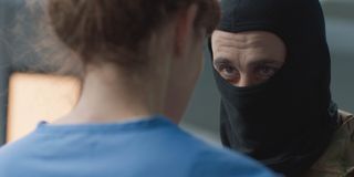 Jodie Whyte faces her deepest fears with the help of Jed Sharpe in Casualty episode Keep Breathing.