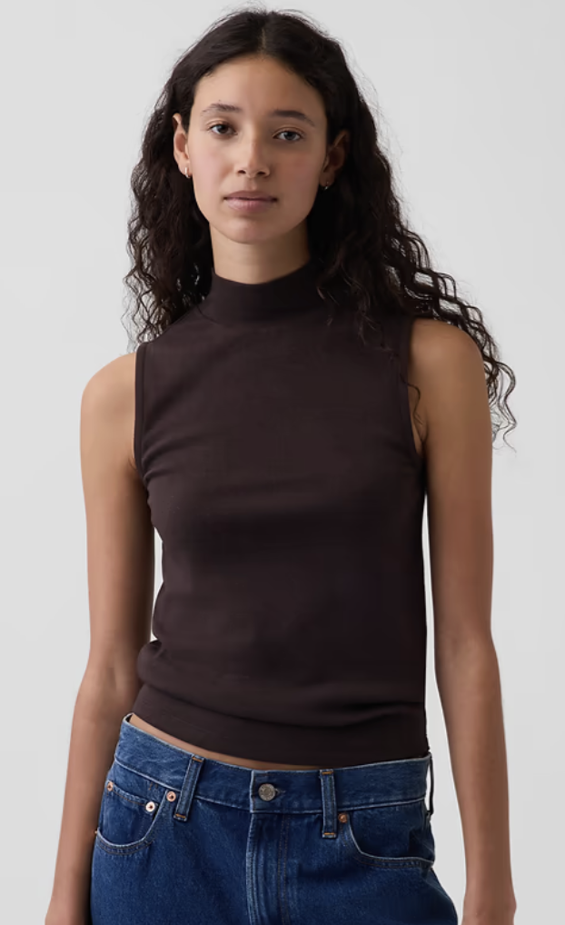 Gap, Modern Mockneck Tank Top