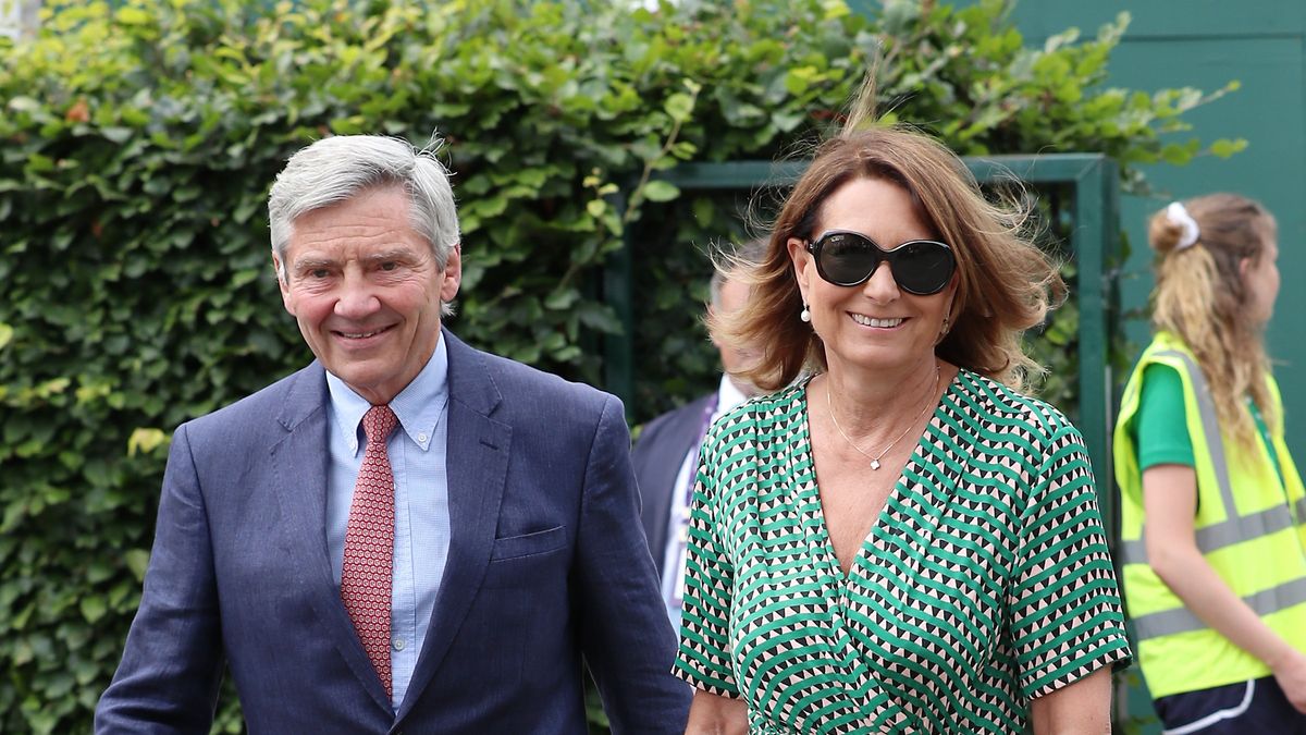 Carole Middleton's farmhouse-core kitchen with creamy tiles | Woman & Home