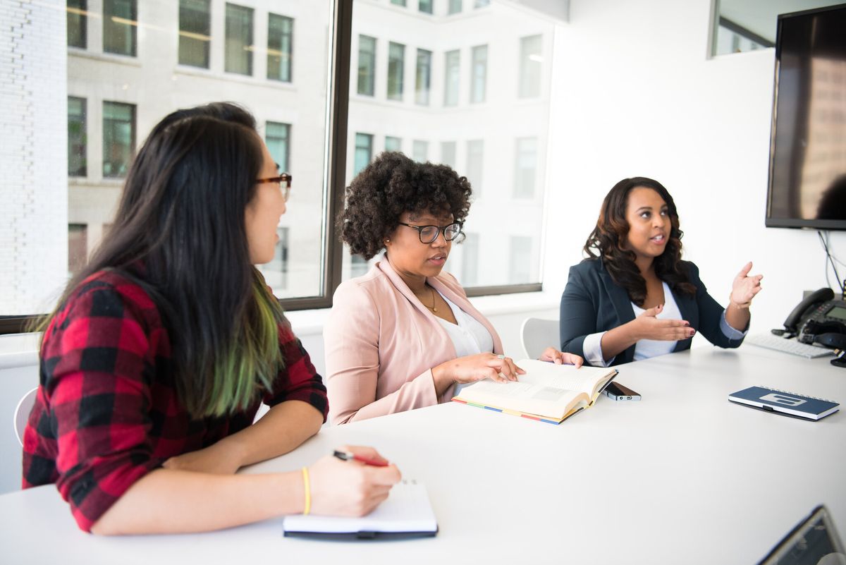 Women in Meeting