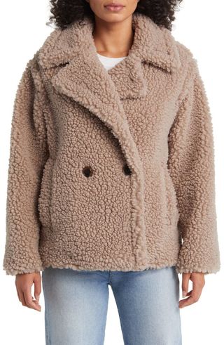 Gertrude Teddy Faux Shearling Coat