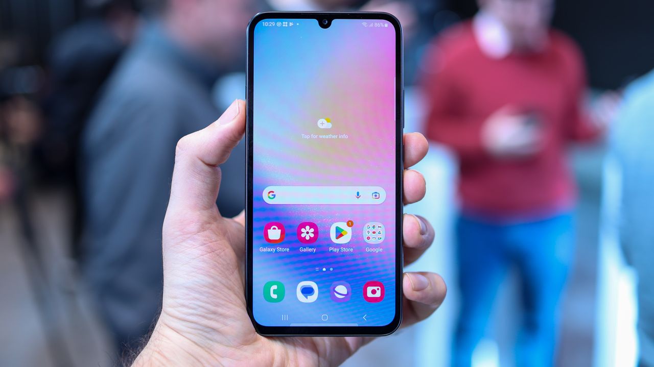 A photo of the Galaxy A34 and A54 5G