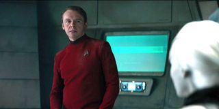 Star Trek Simon Pegg in uniform