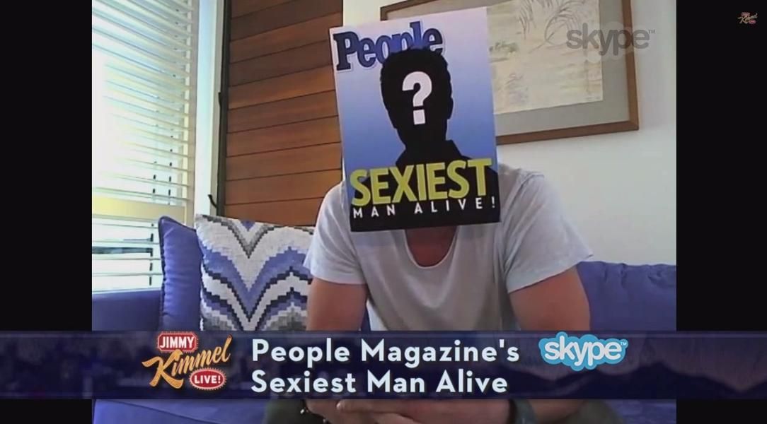 People&amp;#039;s &amp;#039;Sexiest Man Alive&amp;#039; is teased, revealed by Jimmy Kimmel