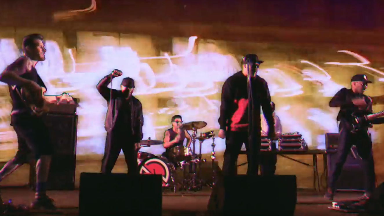 A still from the video