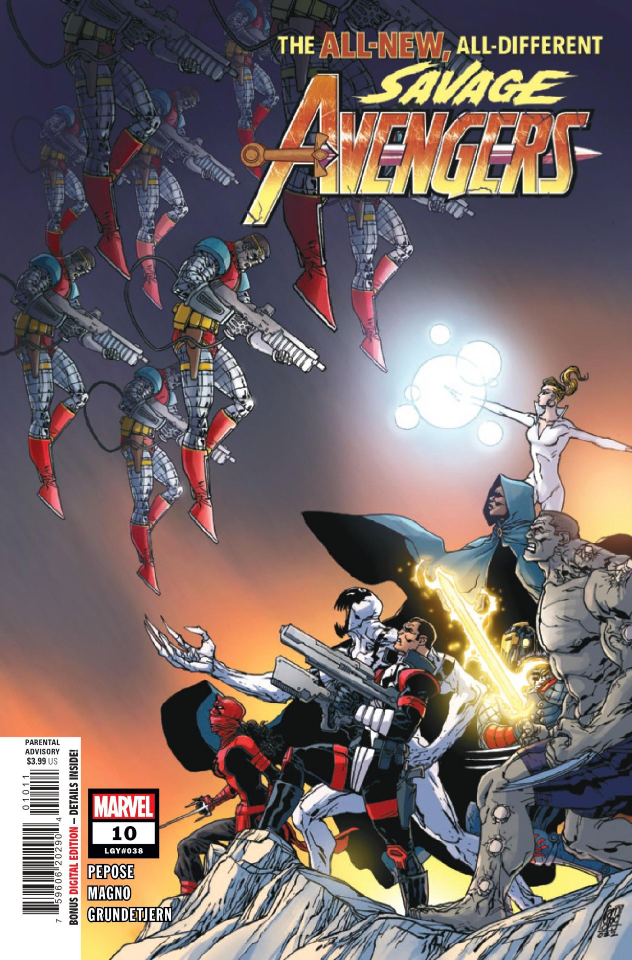 Savage Avengers #10 interior art