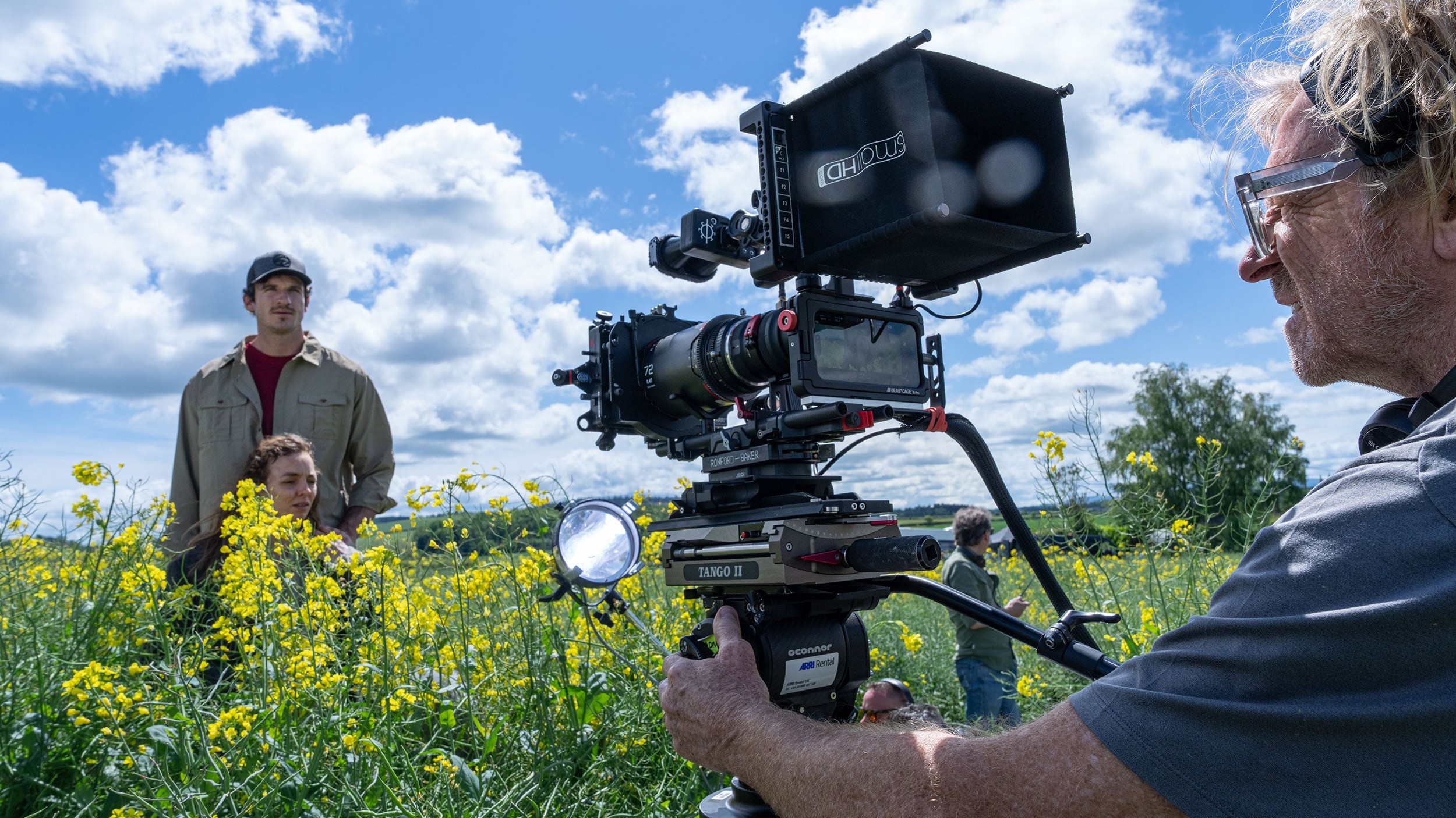 "28 Years Later" behind the scenes being filmed with iphone 15 pro max and accessories