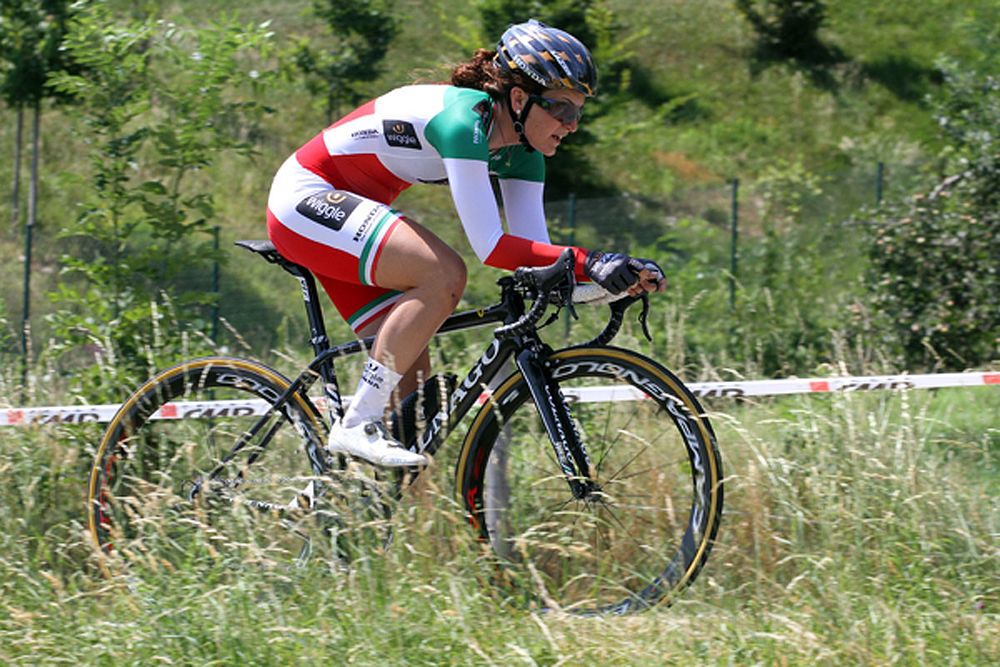 Elisa Longo Borghini (Wiggle-Honda) finished the time trial in 20th place