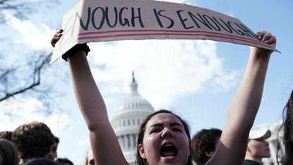 Anti-gun protests have rocked Washington since February's Parkland school shooting