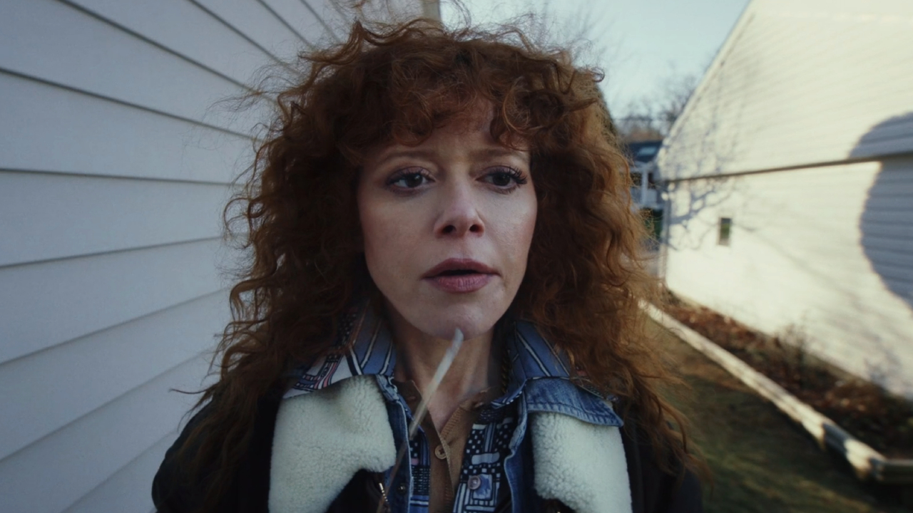 Natasha Lyonne as a concerned Charlie Cale on Poker Face