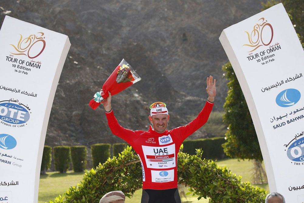Alexander Kirstoff (UAE Team Emirates) kept his lead at the Tour of Oman