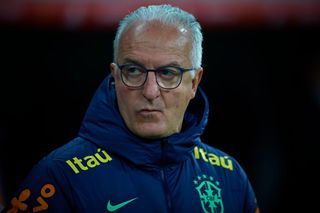 Coach Dorival Junior of Brazil during the International Friendly match between Spain and Brazil at Estadio Santiago Bernabeu on March 26, 2024 in Madrid, Spain. (Photo by Pablo Morano/BSR Agency/Getty Images) Brazil Copa America 2024 squad