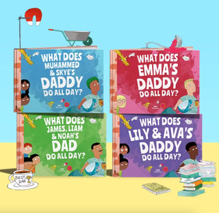 What does Daddy Do All Day books from Wonderbly