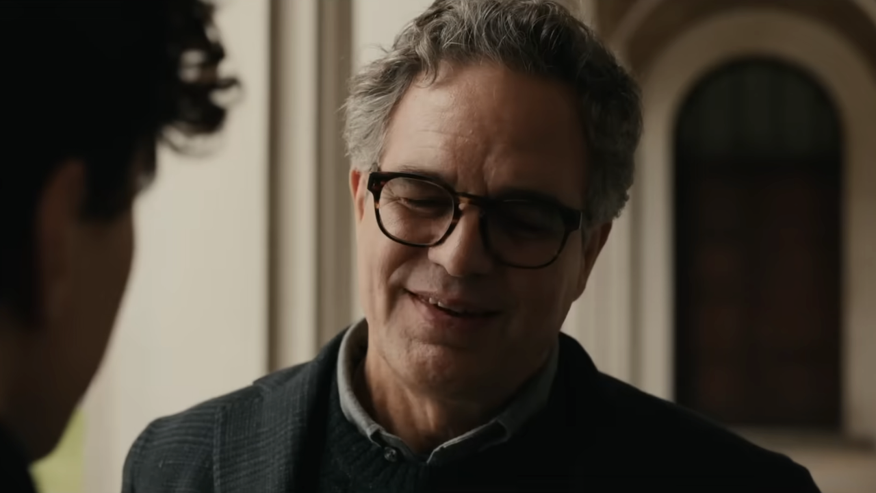 Bruce Banner talking to Peter Parker with his eyes closed in Spider-Man: Brand New Day