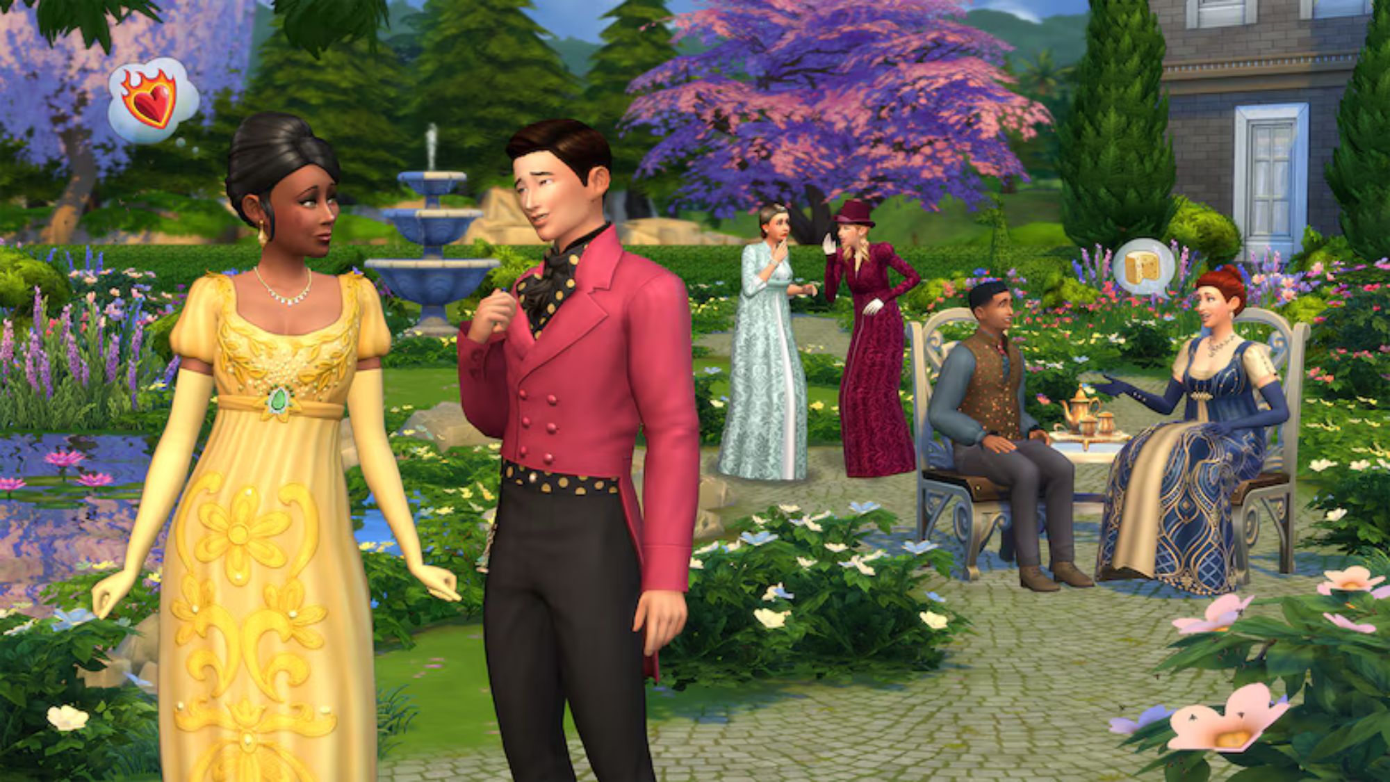 The Sims 4 Bridgerton DLC screenshot