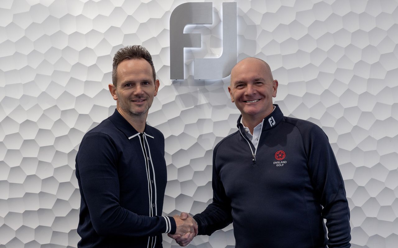 FootJoy&#039;s Russell Lawes and England Golf&#039;s Jeremy Tomlinson