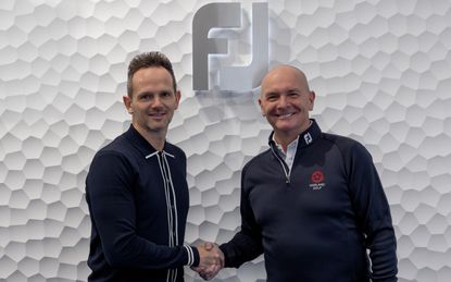FootJoy's Russell Lawes and England Golf's Jeremy Tomlinson