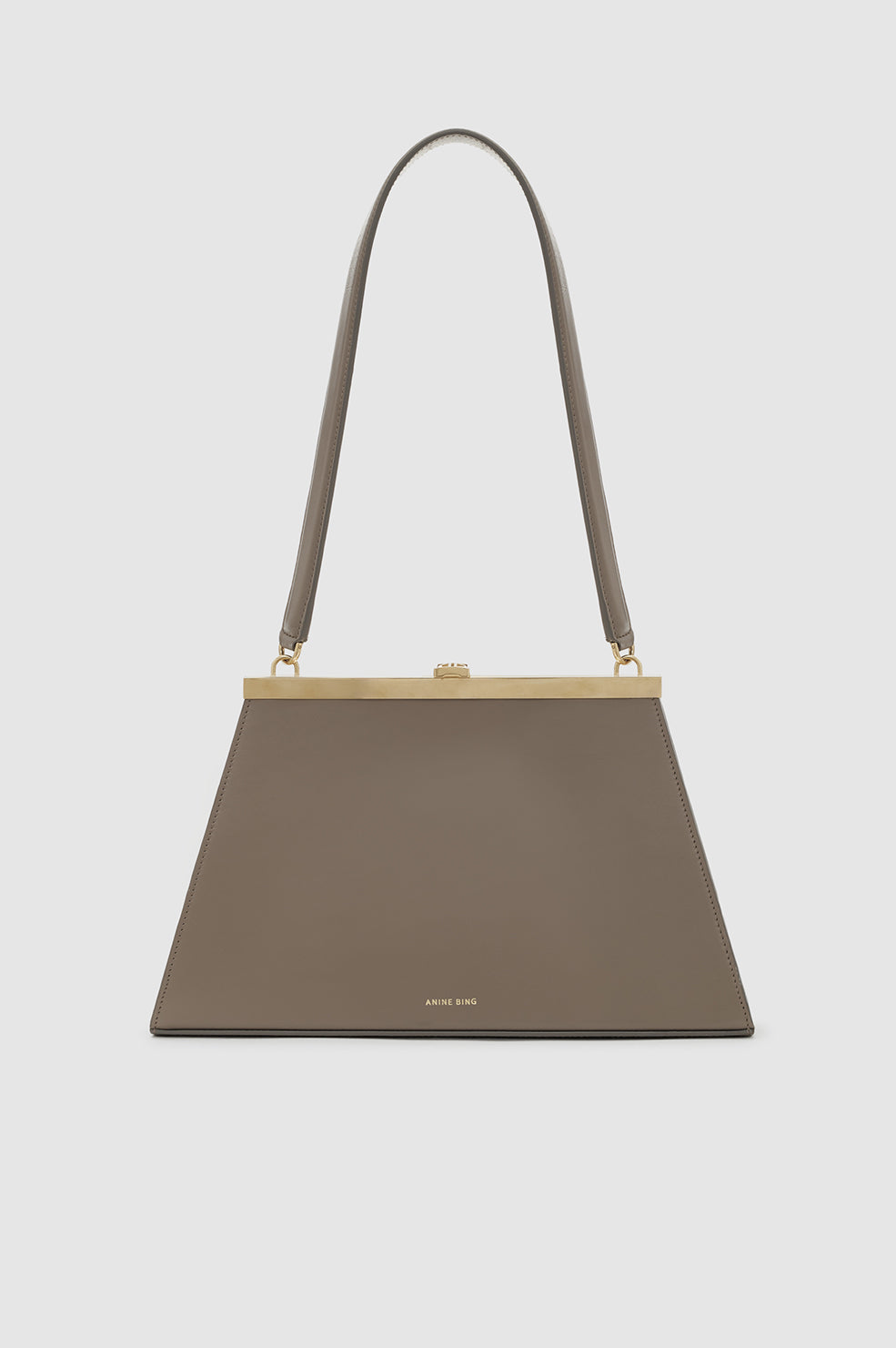 Aineen Bag Smooth Leather - Taupe