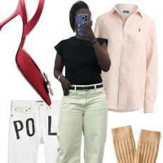 Nikki Ogunnaike collage of Self-Checkout on-sale pieces