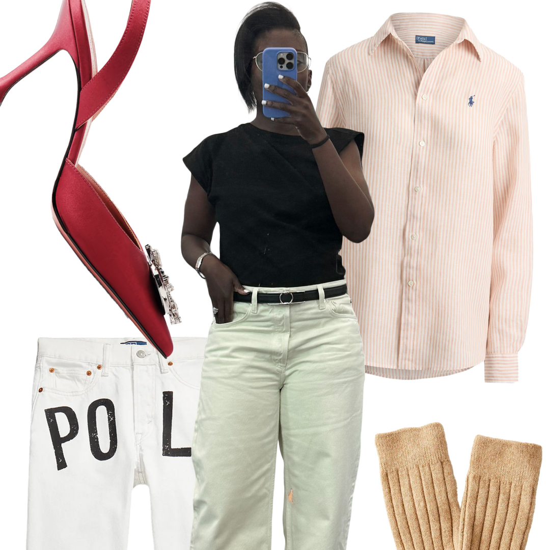 Nikki Ogunnaike collage of Self-Checkout on-sale pieces