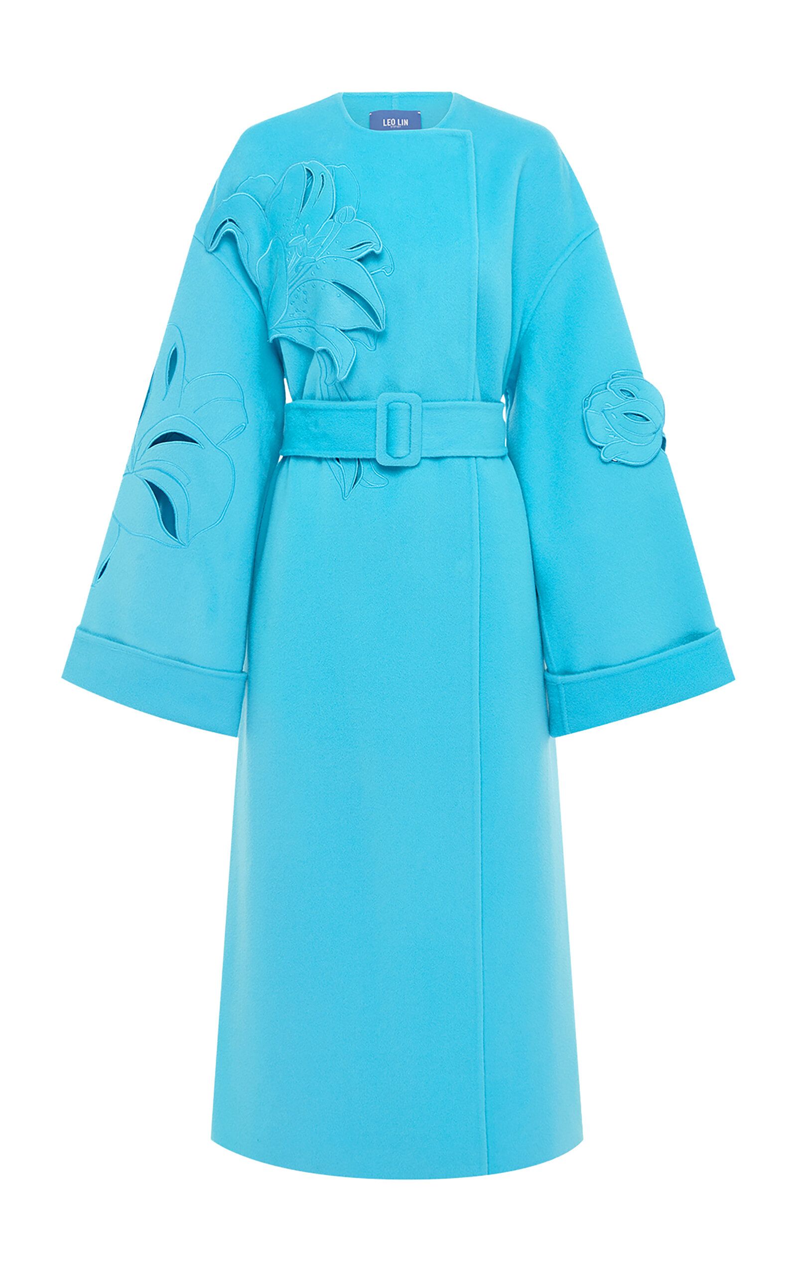 Celestine Appliqu&eacute;d Wool Coat